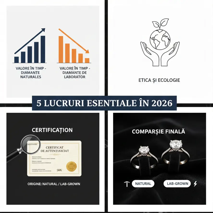 Diamante de Laborator vs. Naturale