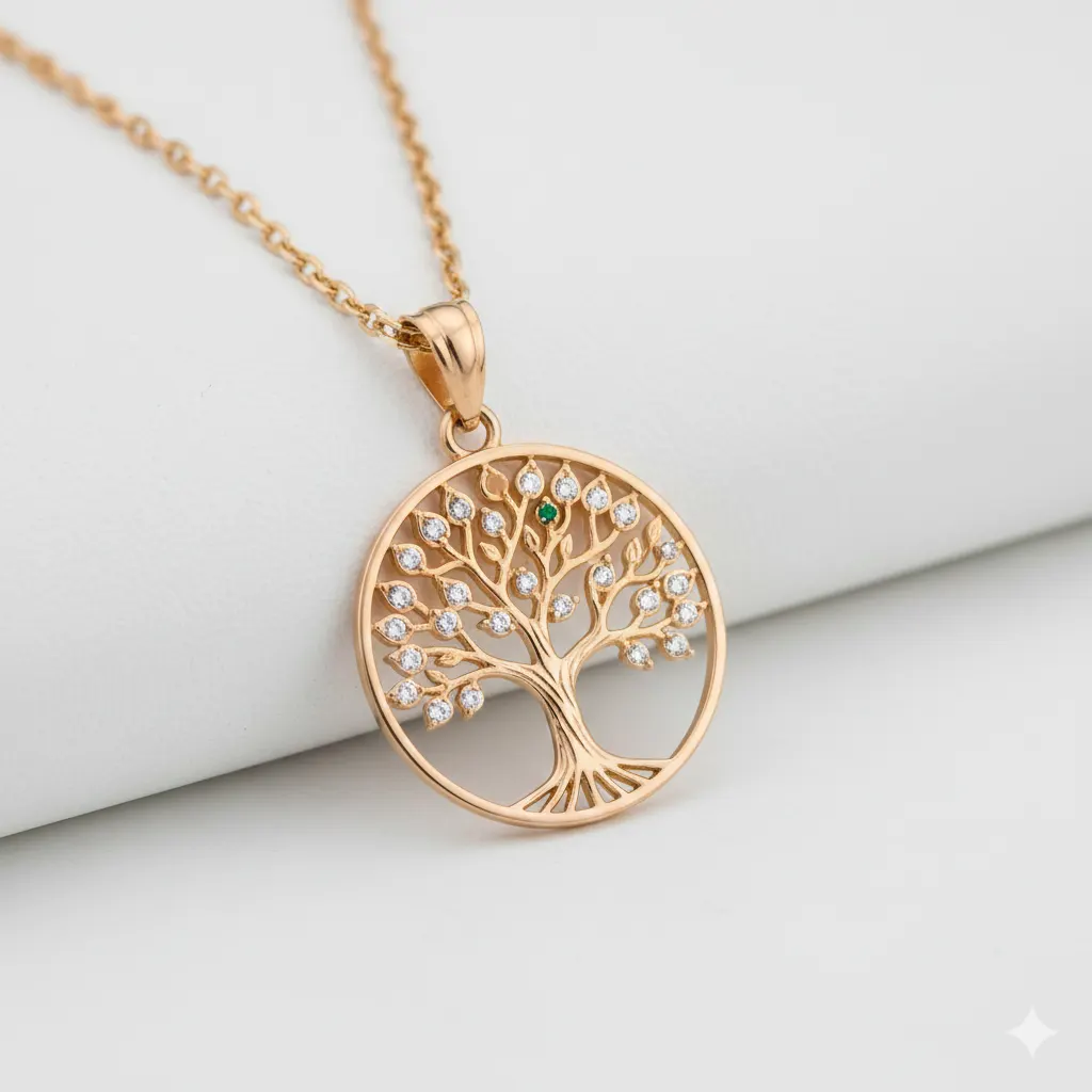 pandantiv aur copacul vietii