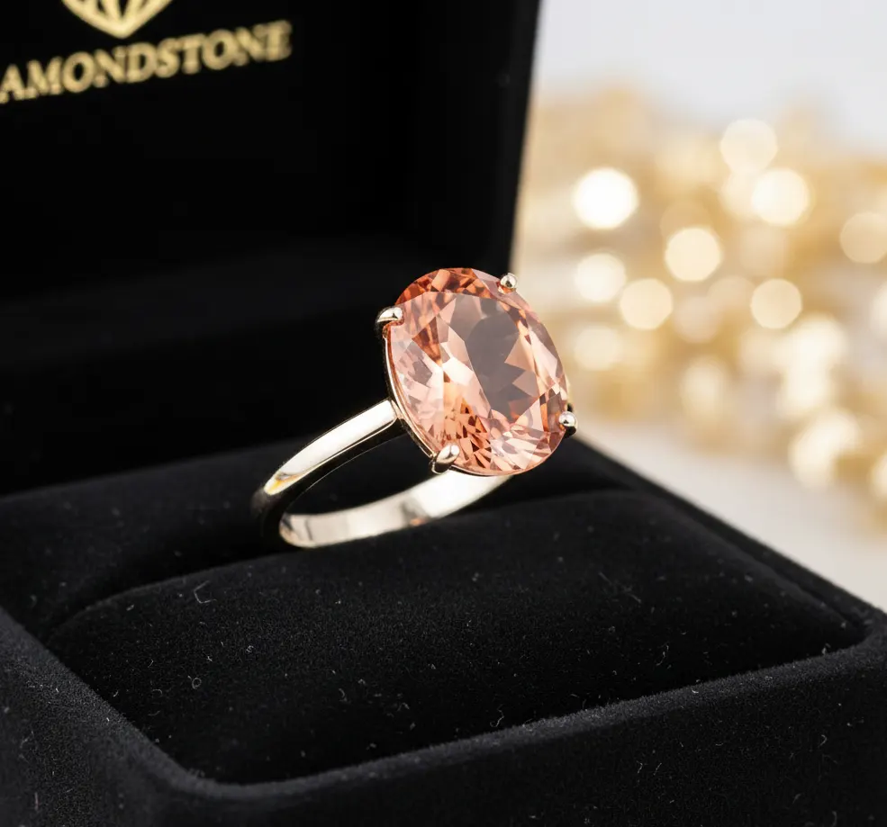 inel aur topaz imperial