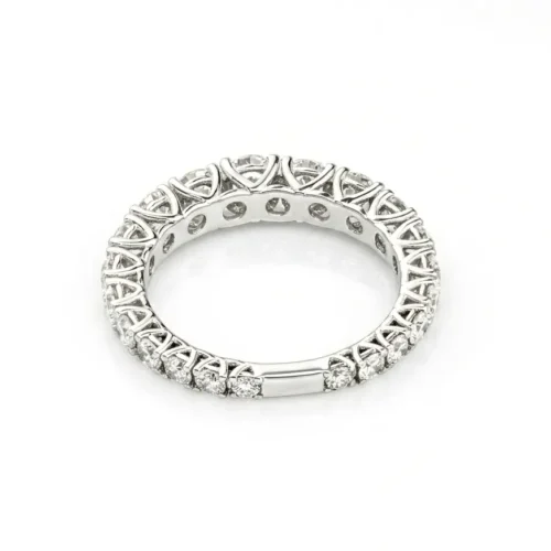 Inel de AUR ALB Logodna cu Diamante Crescendo 2,10 ct. IL255