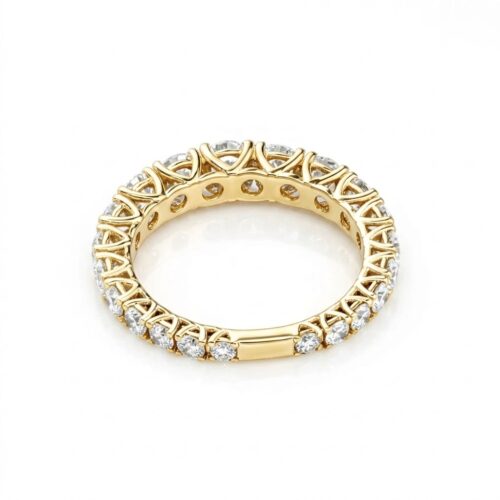 Inel de AUR GALBEN Logodna cu Diamante Crescendo 2,10 ct. IL255